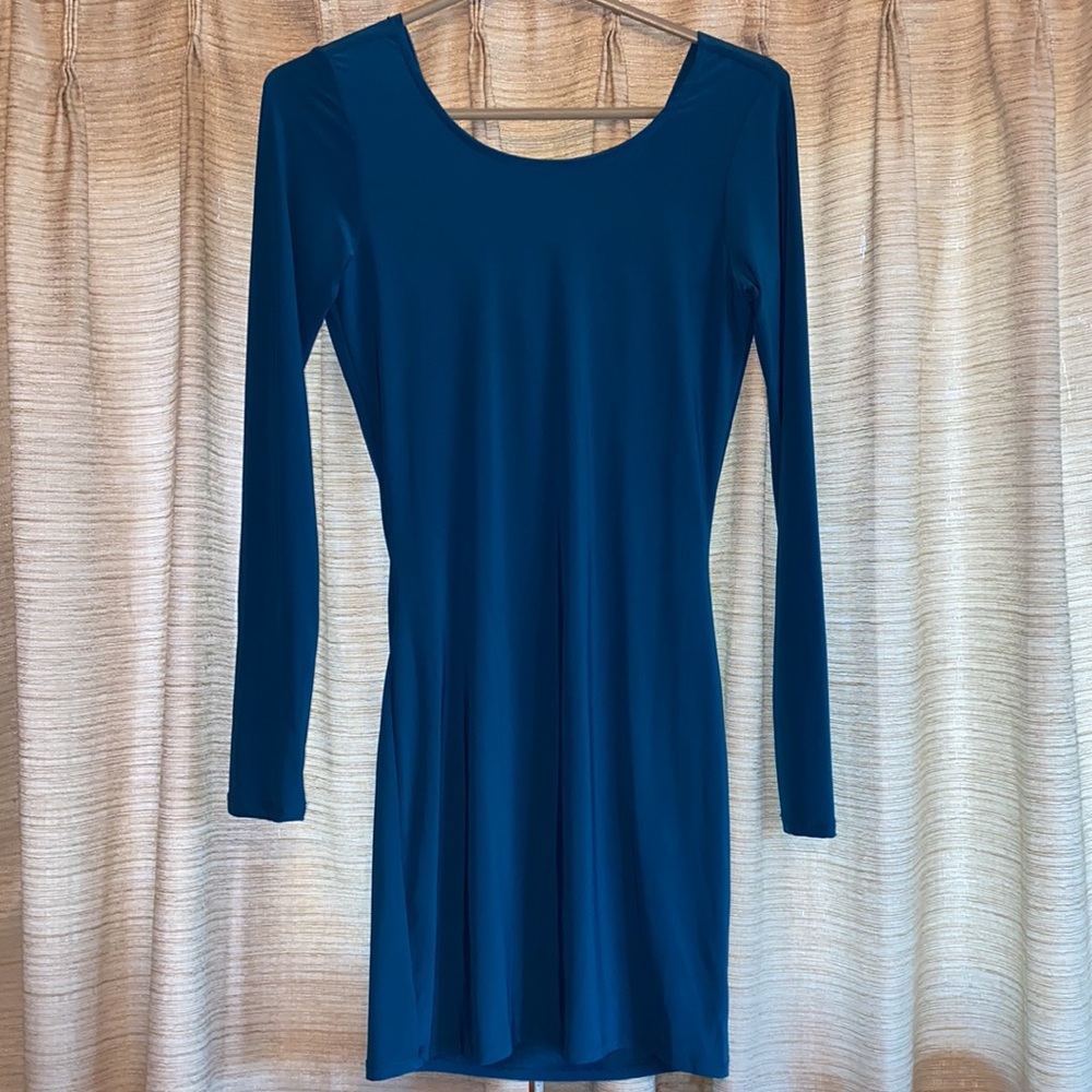 ****REMOVING MAY 31ST*** Blue long sleeve dress.